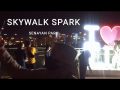 Pemandangan Jakarta di Malam Hari Dilihat dari Skywalk Spark